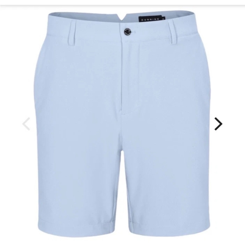 Dunning‎ Golf Player Fit Woven 8” Shorts Blue Mens Size 35